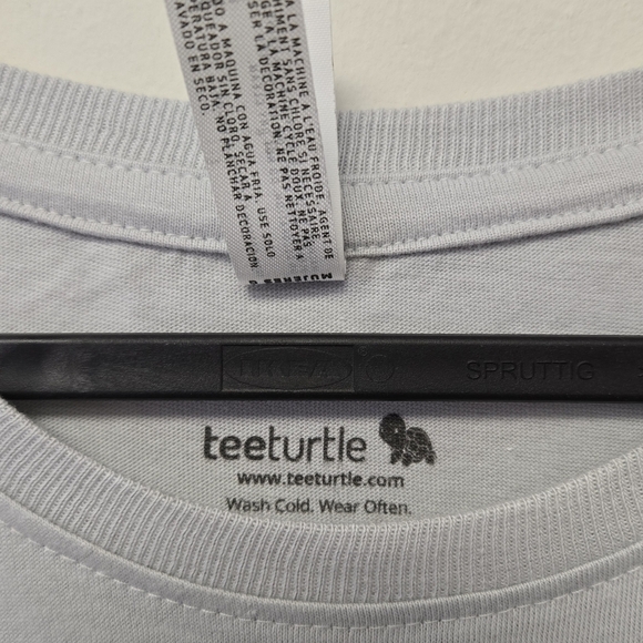 Teeturtle Needs More Frosting Graphic T-shirt Grey L - Picture 6 of 8